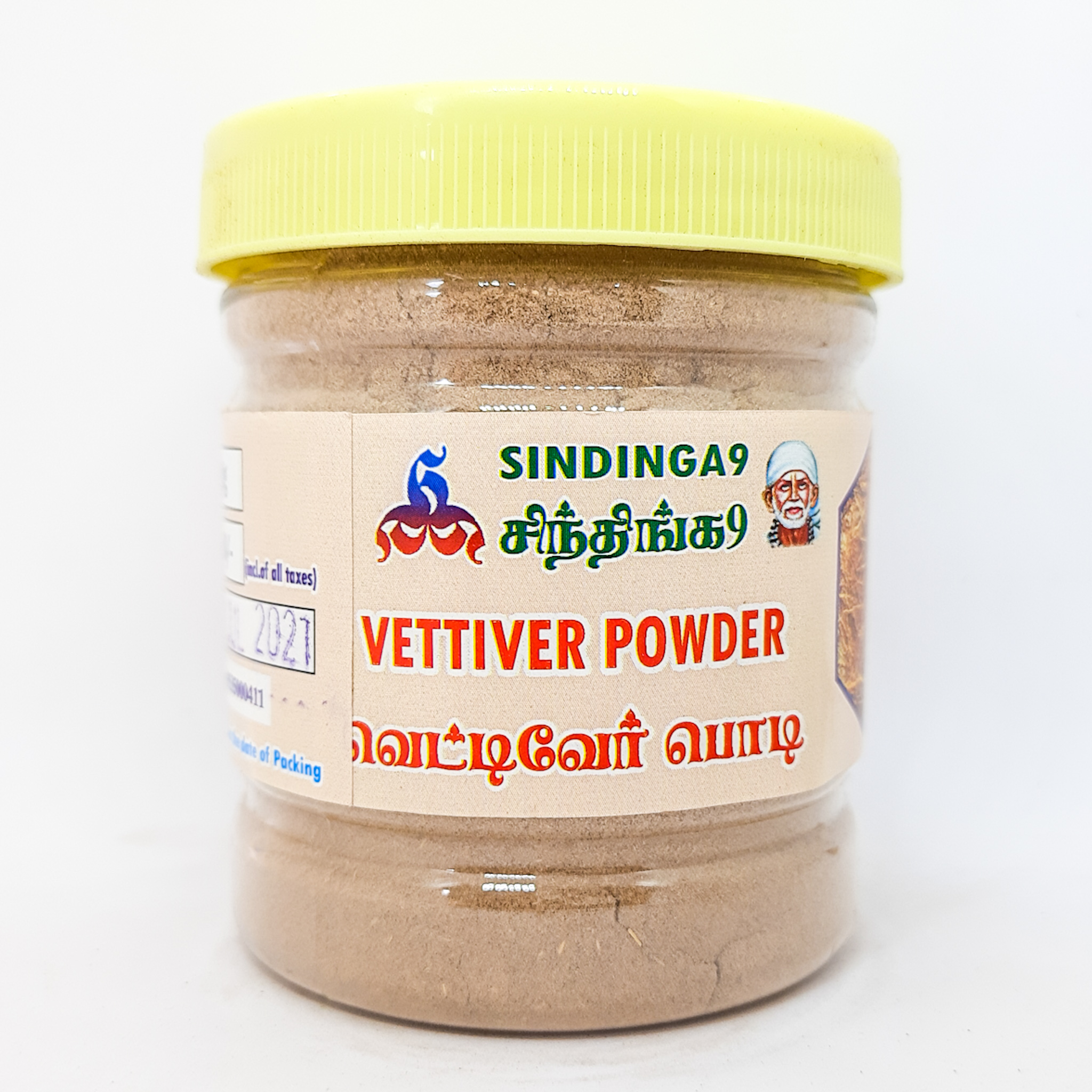 Vetiver powder 100 grams வெட்டிவேர்