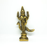 Lord Murugan statue - 5 inches - Brass