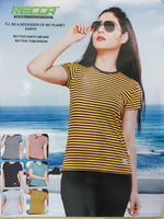 Cotton T shirt - Round neck for women Cotton T shirt - Round neck for women