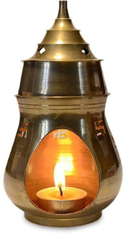 cone shaped camphor vilakku