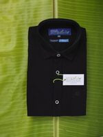 Organic Cotton banana fibre shirt - Black Organic Cotton banana fibre shirt - Black