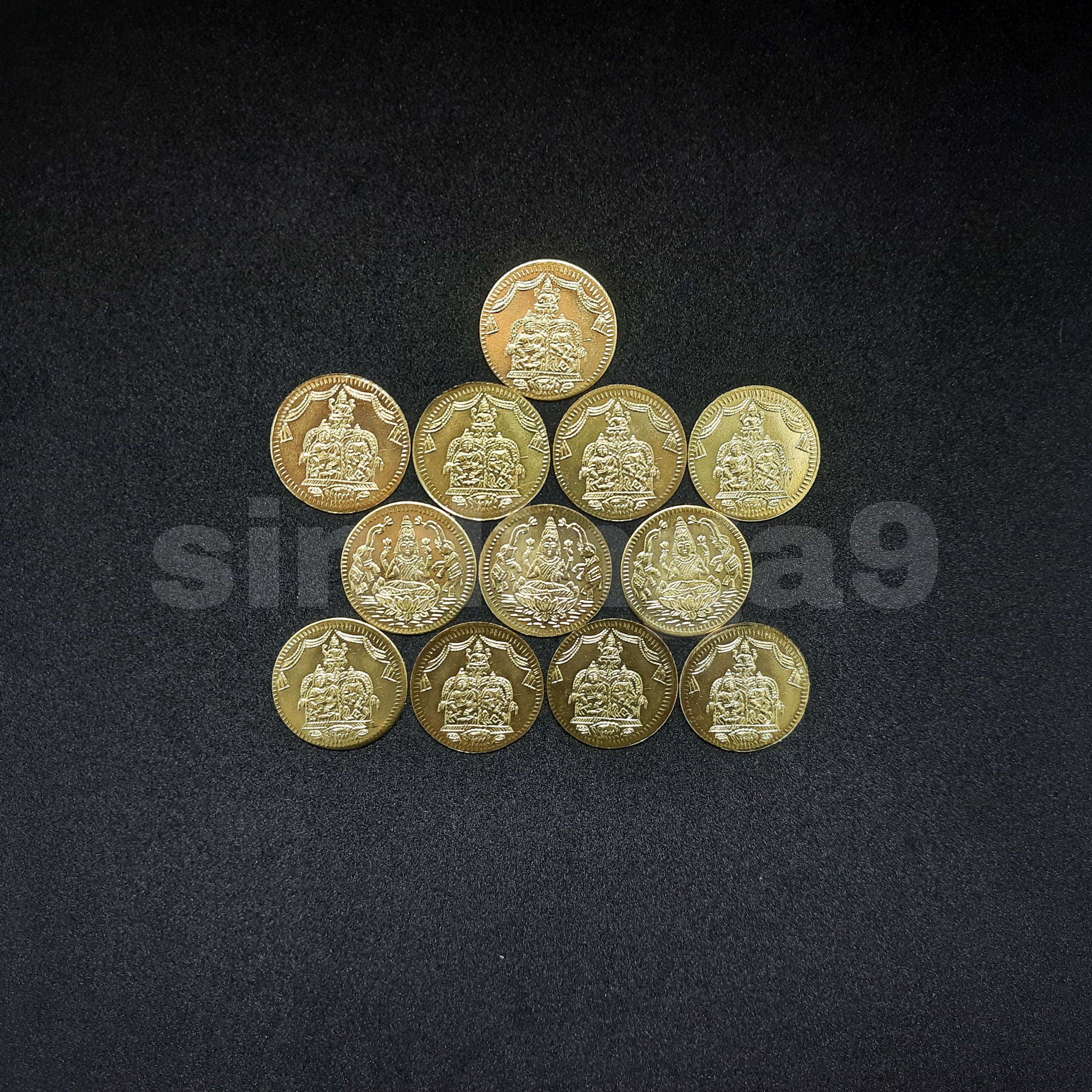 Lakshmi kubera coins - 12 coins