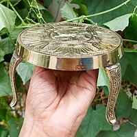 Swatik Lotus Mukkali - brass Swatik Lotus Mukkali - brass