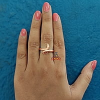 Copper snake ring