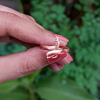 Copper snake ring Copper snake ring