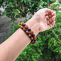 Rudraksham & Karungali bracelet