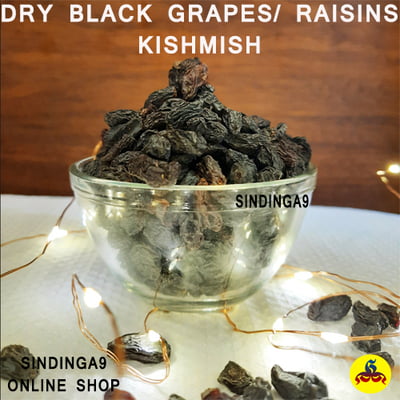 Black dry grapes / kishmish